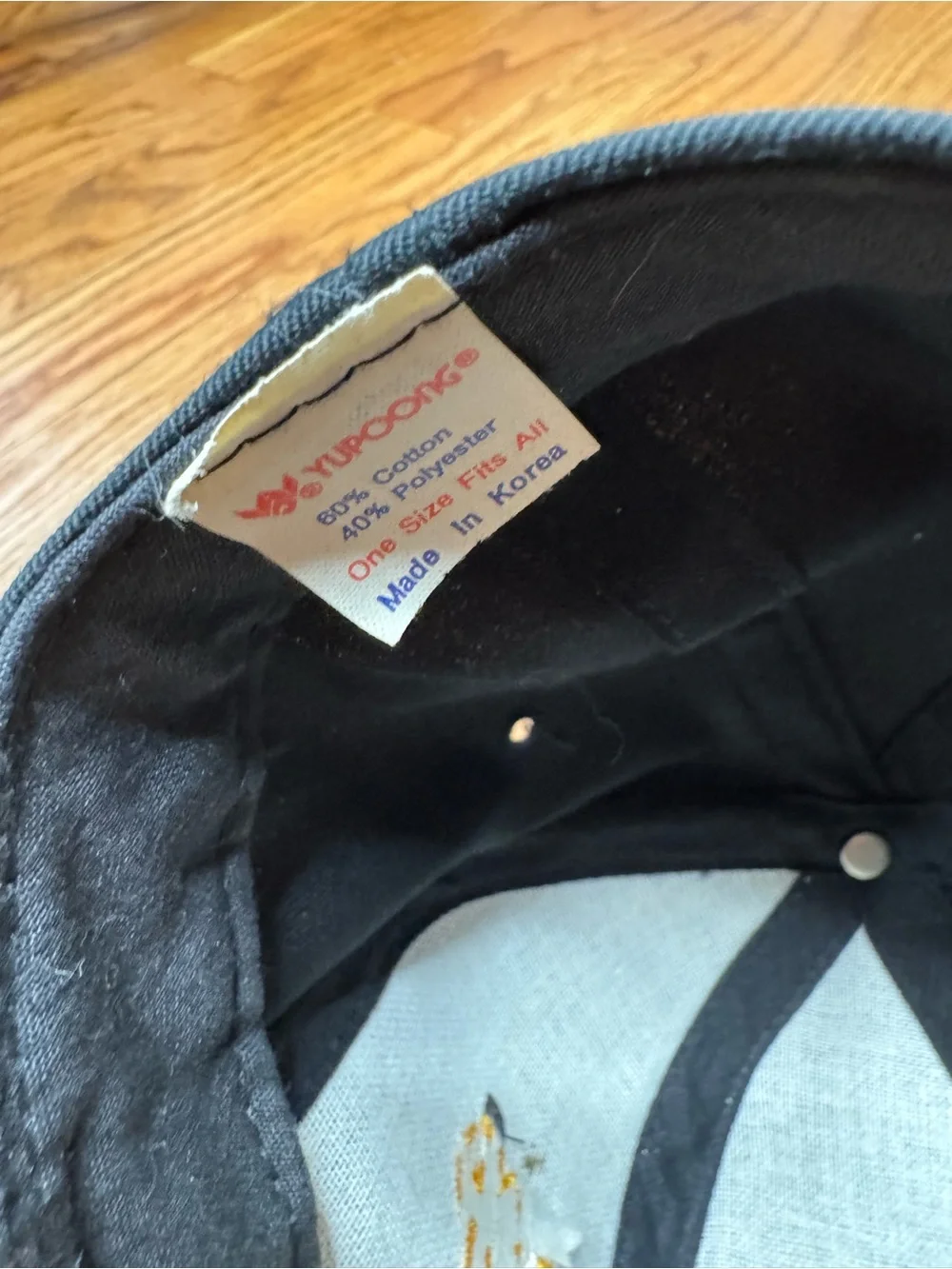 Vintage 1990s Pittsburgh Penguins Mario Lemieux SnapBack Hat NHL Vtg 90s